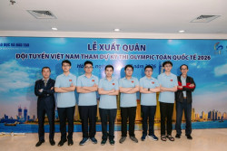 6/6 học sinh Đội tuyển quốc gia Việt Nam đoạt huy chương tại kỳ thi Olympic Toán quốc tế (IMO) năm 2026