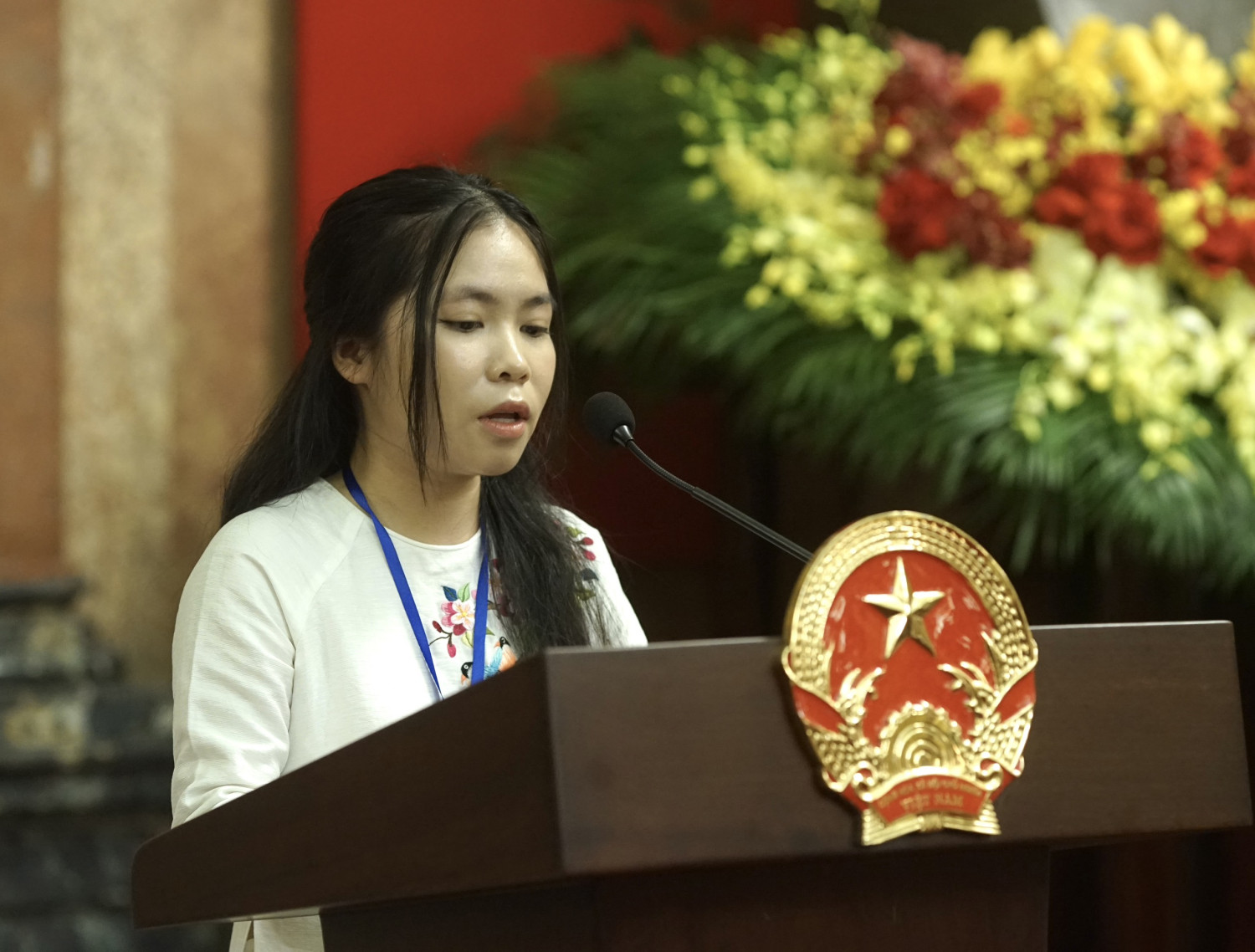 Em Nguyễn Thị Mai Anh, học sinh Trường THPT chuyên Khoa học tự nhiên
