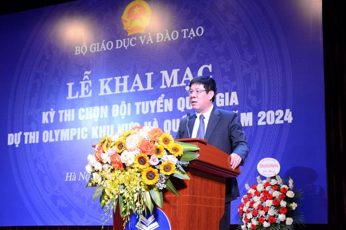 Cục trưởng Huỳnh Văn Chương phát biểu tại lễ Khai mạc