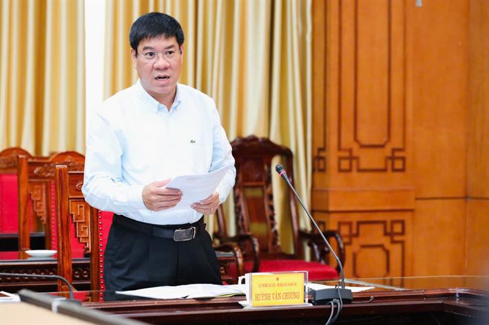 Cục trưởng Cục Quản lý chất lượng Huỳnh Văn Chương đề nghị tiếp tục tập dượt đối với cán bộ coi thi